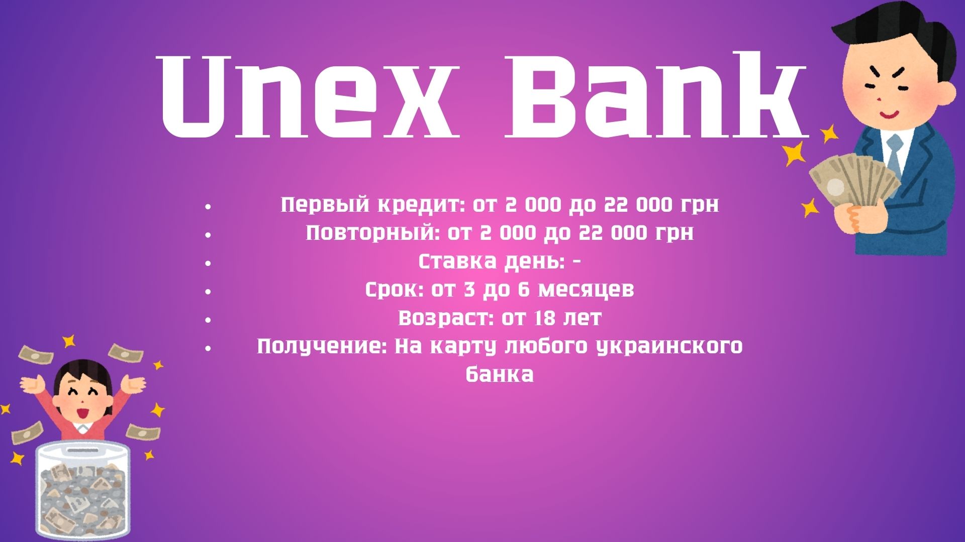 Срочно деньги на карту без отказа юнекс банк