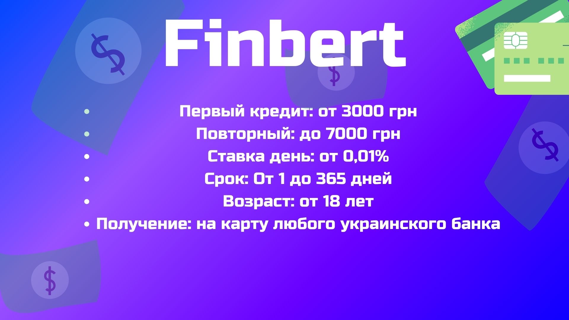 интернет кредит на карту