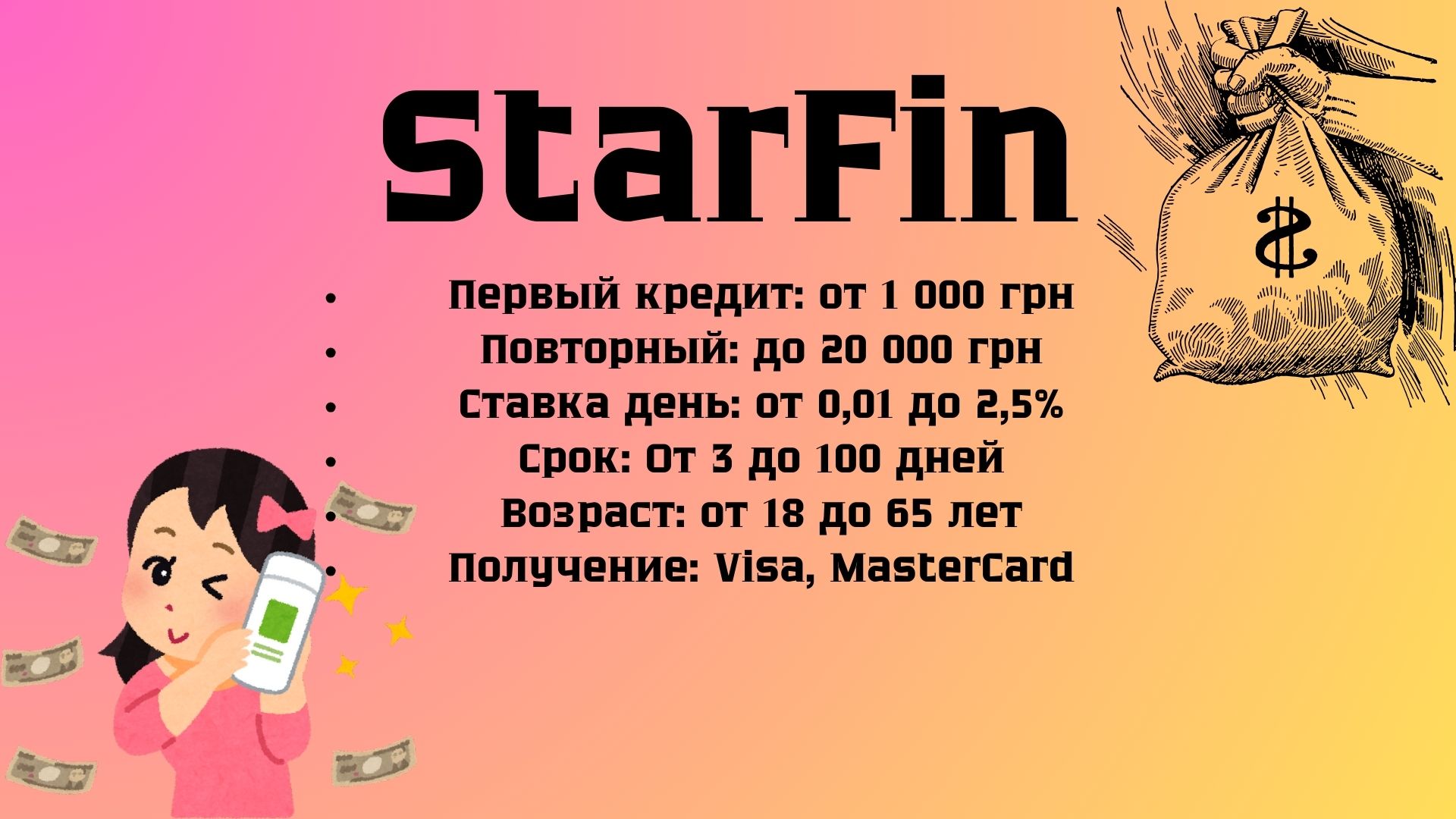 кредит первый месяц без процентов старфин
